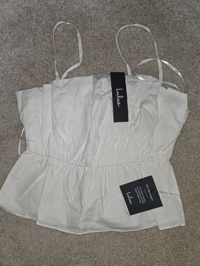 Lulu's White Spaghetti Strap